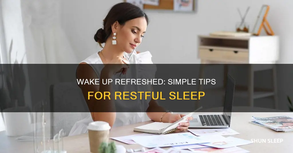 how to wake up rested