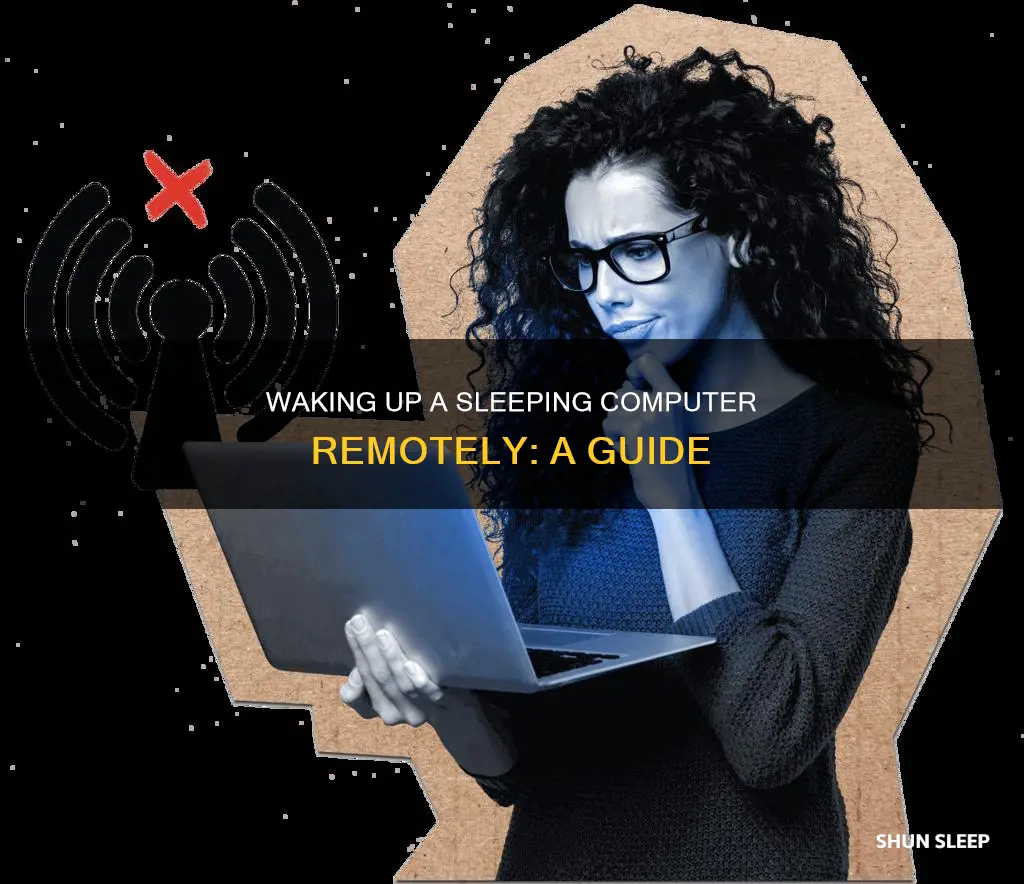 how to wake up sleeping computer remotely