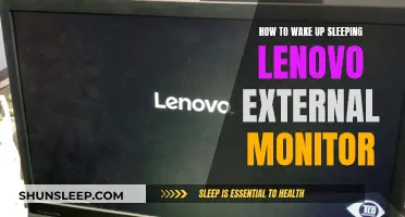 Revive Your Lenovo Monitor: Tips to Wake Up a Sleeping External Display