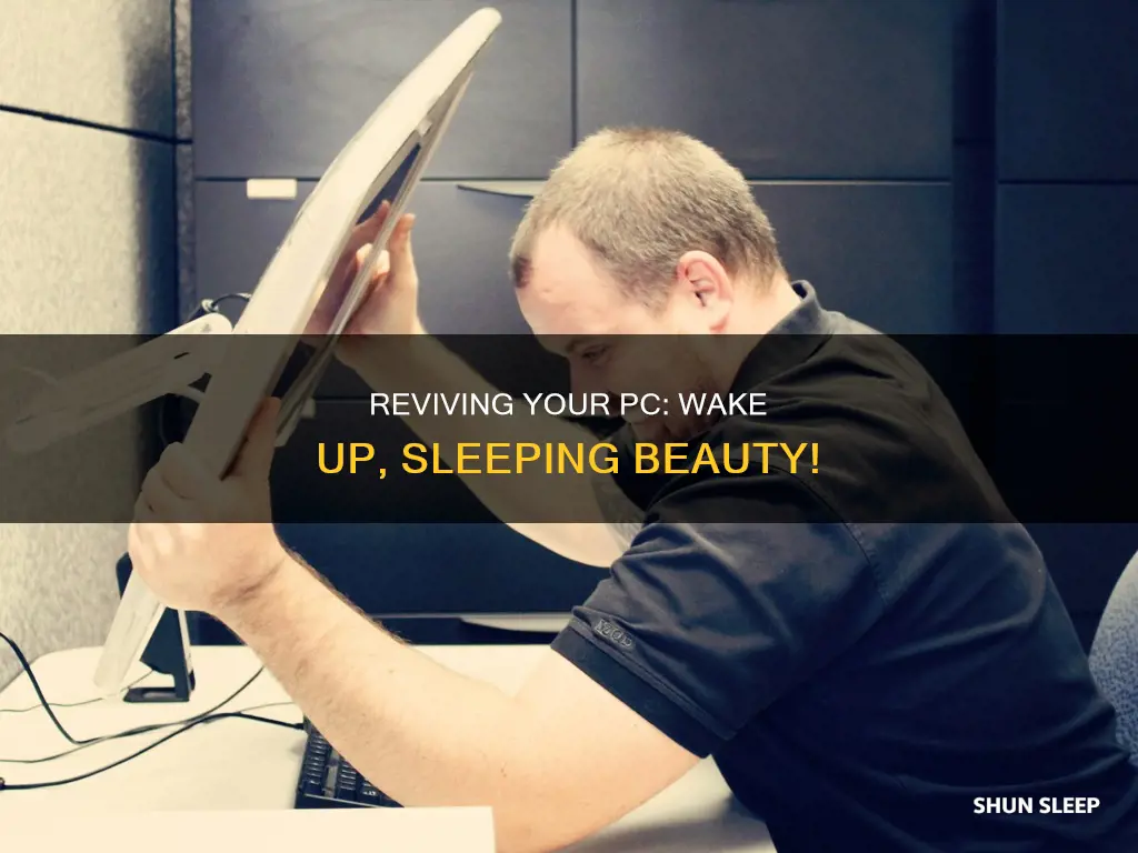 how to wake up sleeping pc