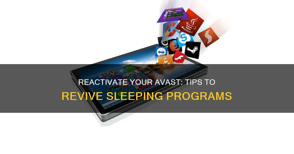 how to wake up sleeping programs avast