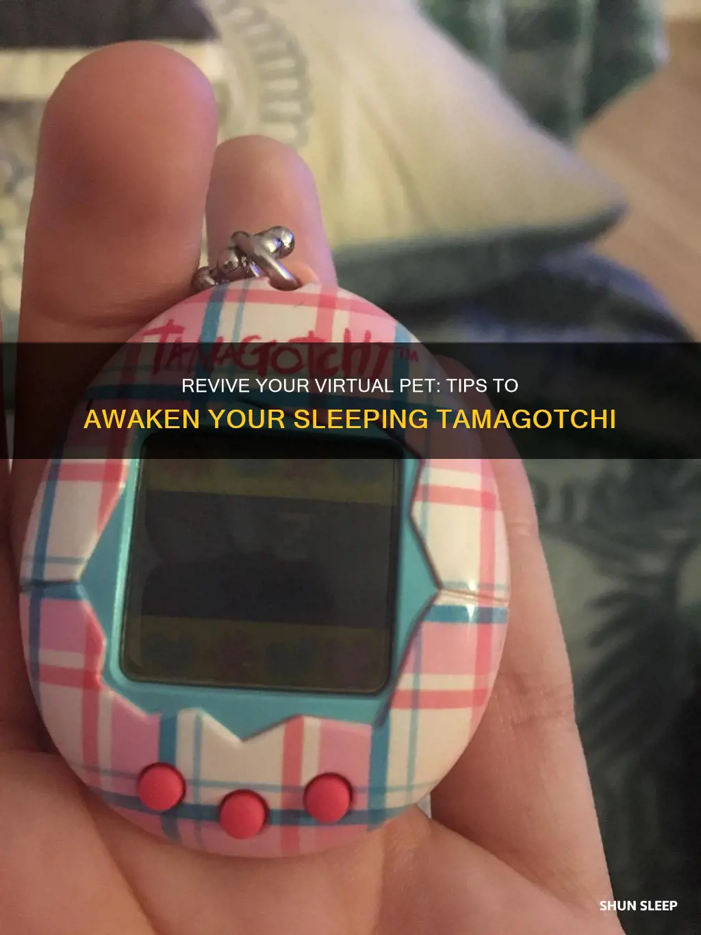 how to wake up sleeping tamagotchi