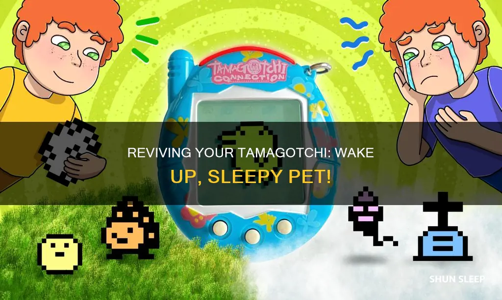 how to wake up sleeping tamagotchi