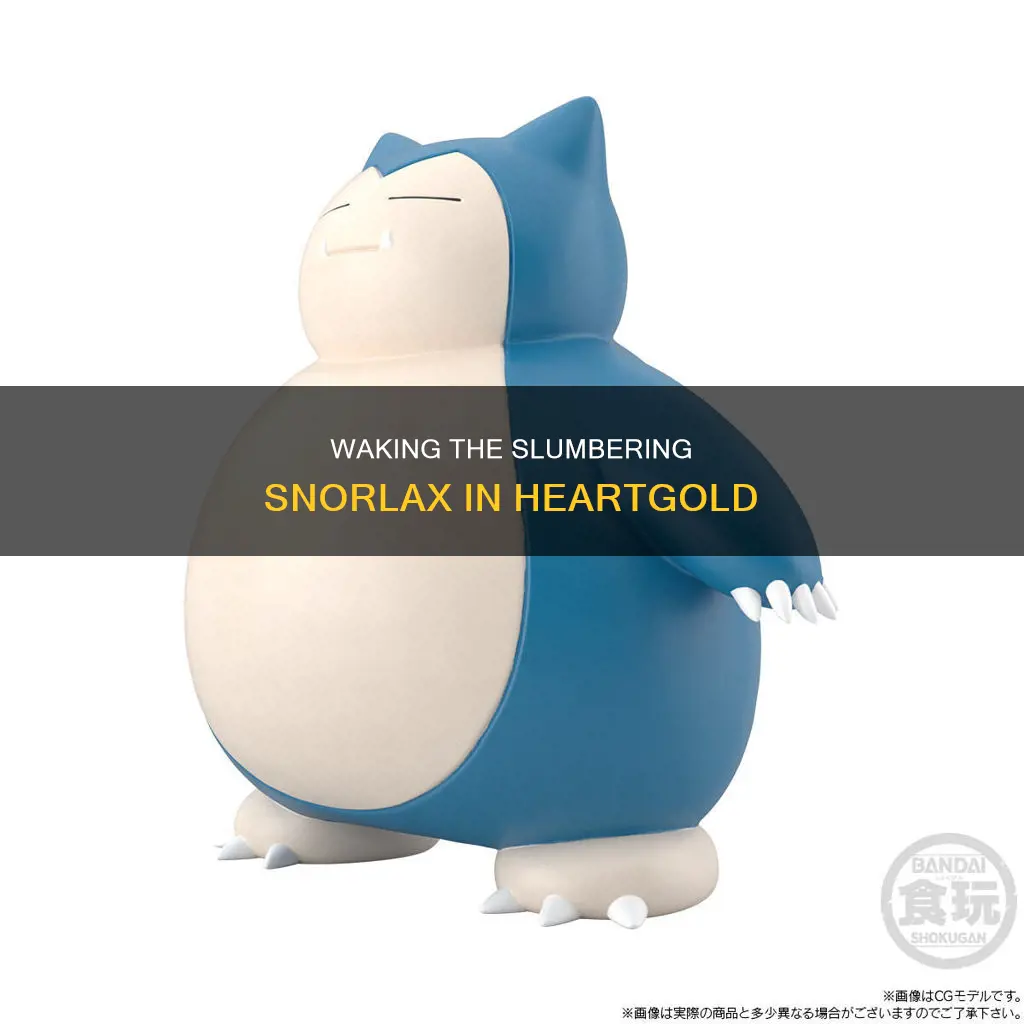 how to wake up the sleeping snorlax in heartgold