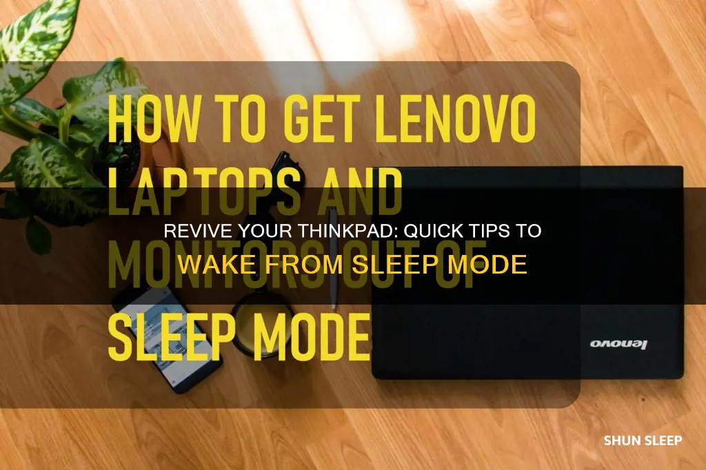 how to wake up thinkpad from sleep