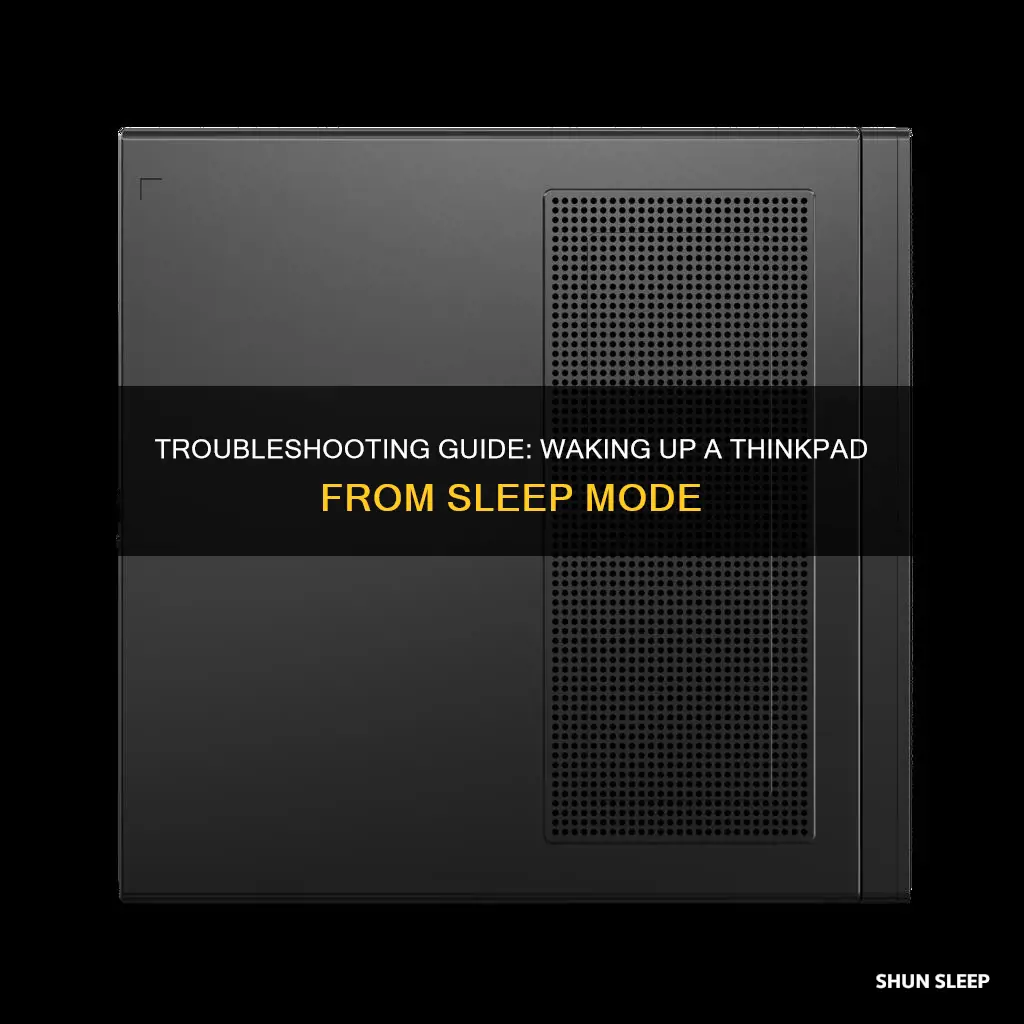 how to wake up thinkpad from sleep