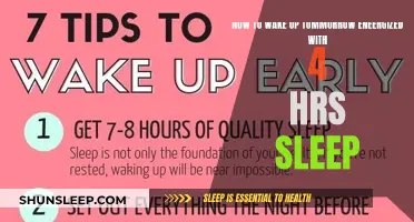 Maximize Your Energy: 4 Tips for Waking Up Energized After a Short Sleep