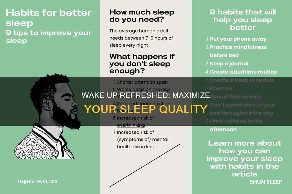 how to wake up well rested with little sleep