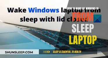 Awakening Your Windows 10 Laptop: Tips for Waking from Sleep Mode