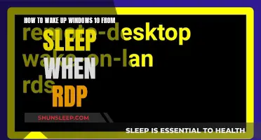 Troubleshooting: Waking Up Windows 10 from Sleep via RDP