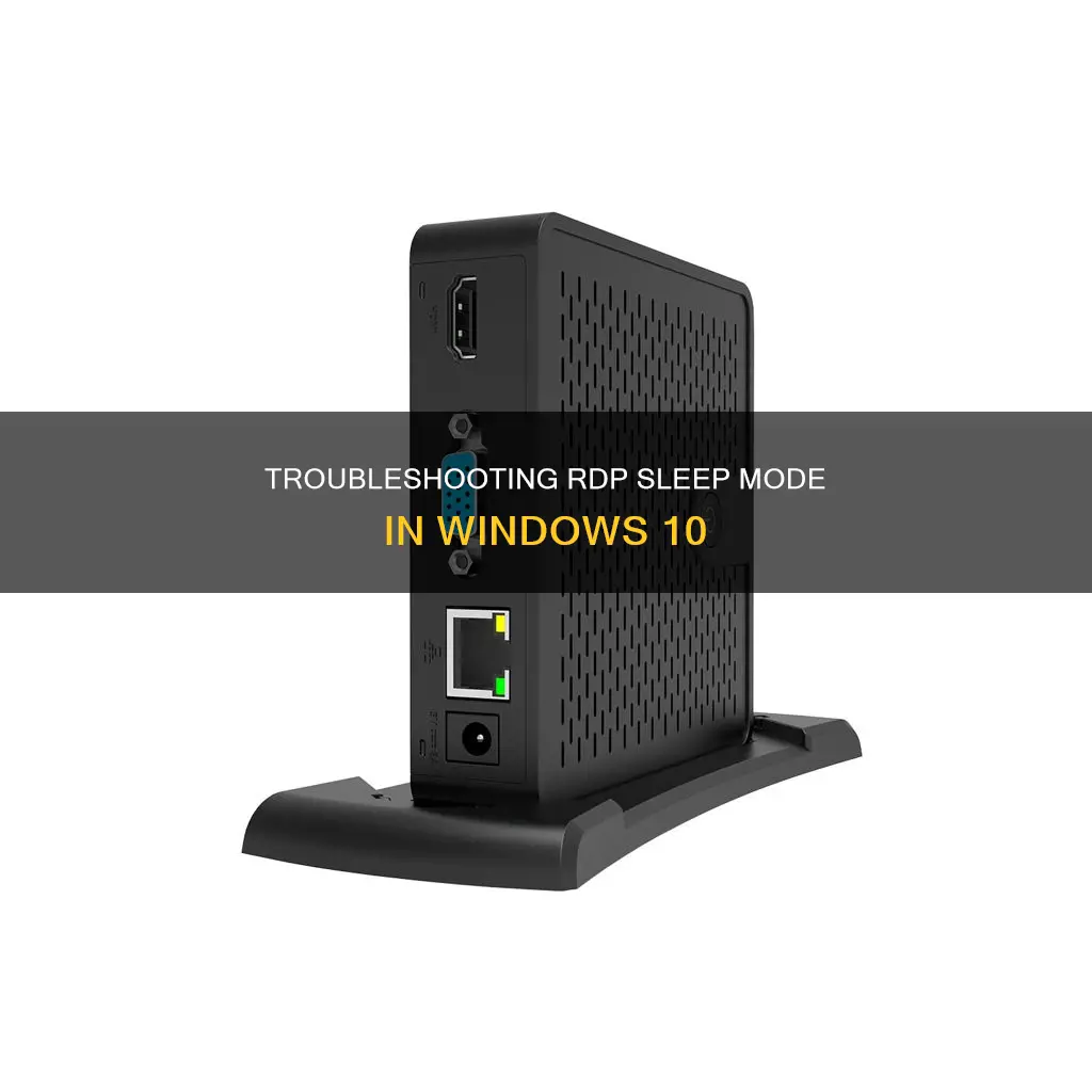 how to wake up windows 10 from sleep when rdp