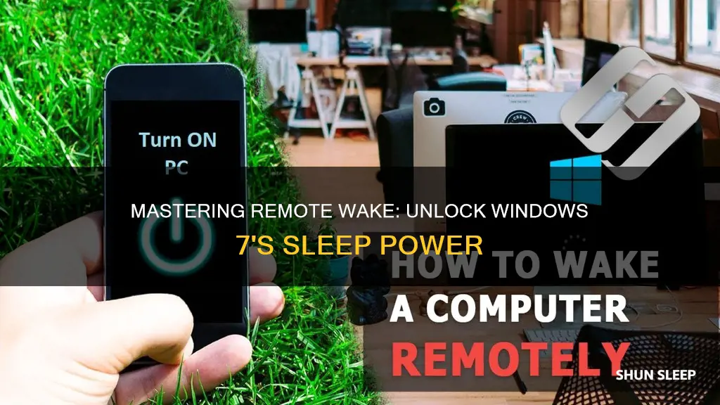 how to wake up windows 7 from sleep remotely