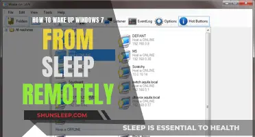 Waking Up Windows 7 Remotely from Sleep Mode