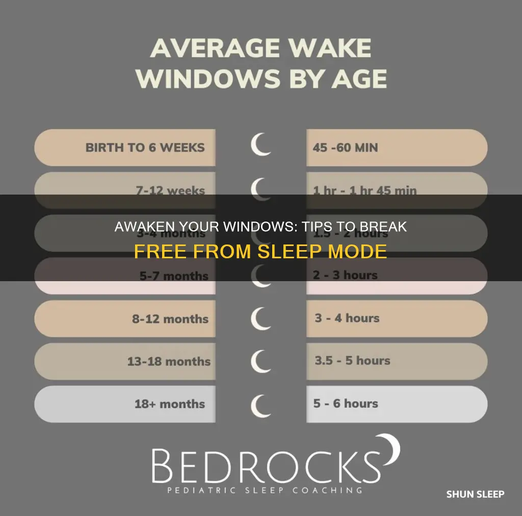 how to wake up windows from sleep