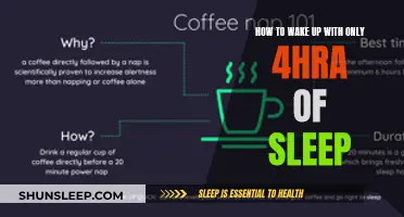 Maximizing Productivity: Strategies for Waking Up Refreshed After 4 Hours of Sleep