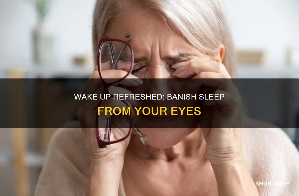 how to wake up without sleep in your eyes