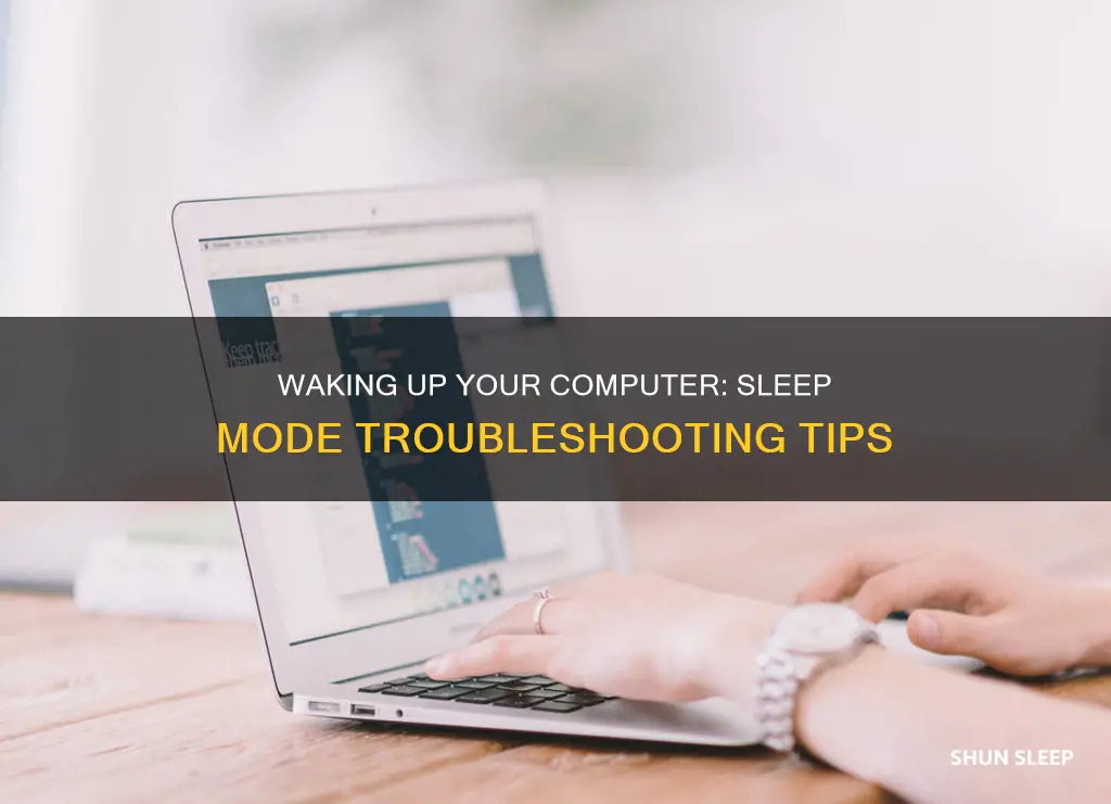 how to wake up your computer from sleep