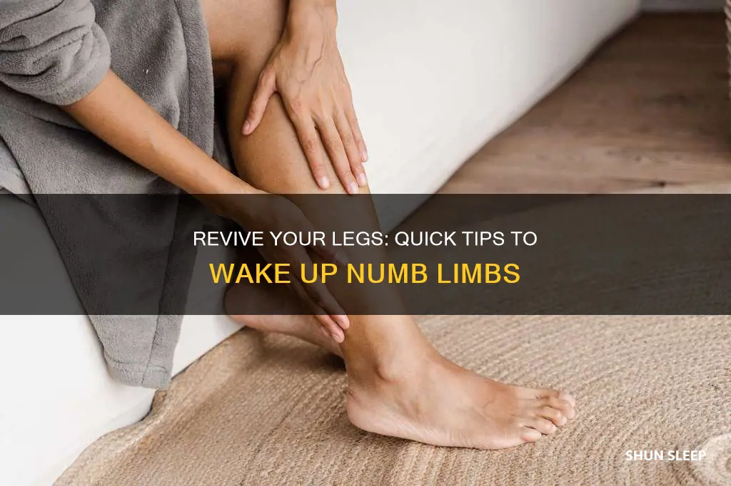 how to wake up your leg when it falls asleep