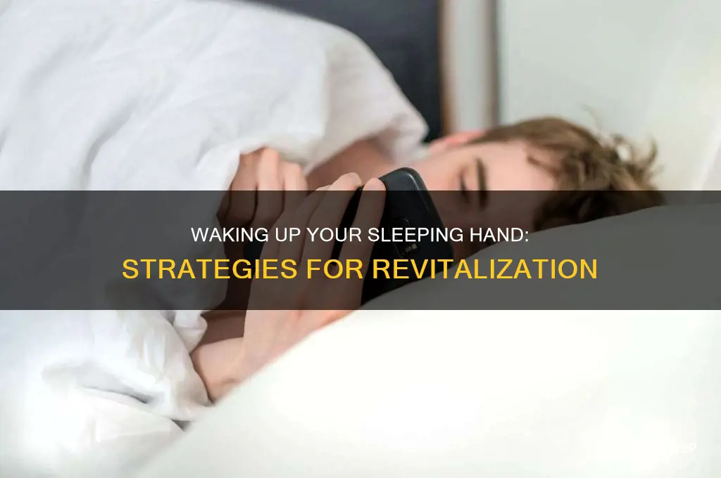 how to wake up your sleeping hand