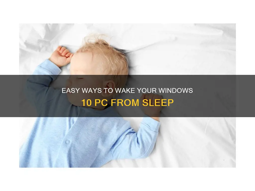 how to wake widows 10 from sleep