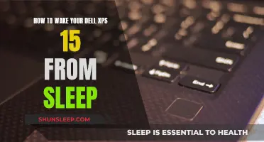 Waking Up Your Dell XPS 15 from Sleep Mode