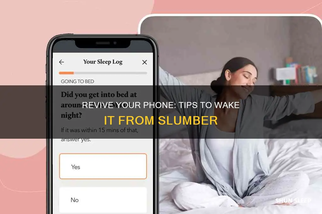 how to wake your phone from sleep of death