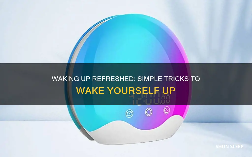 how to wake yourself up from sleep