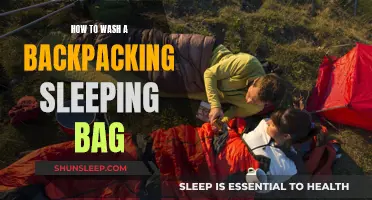 Backpacking Sleeping Bag Care: Washing Tips