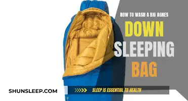 Washing a Big Agnes: Down Sleeping Bag Care
