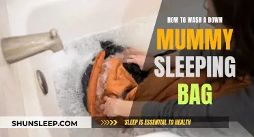 Washing a Down Mummy Sleeping Bag: Step-by-Step Guide