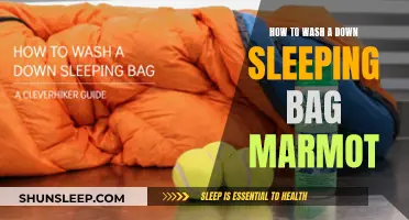 Washing Marmot Down Sleeping Bags: Step-by-Step Guide