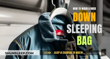Washing a Duck Down Sleeping Bag: Step-by-Step Guide