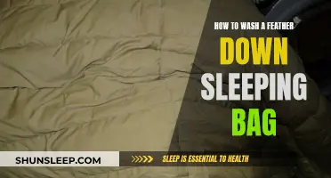 Washing a Feather Down Sleeping Bag: Step-by-Step Guide