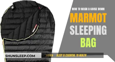 Goose Down Sleeping Bag: Wash and Care