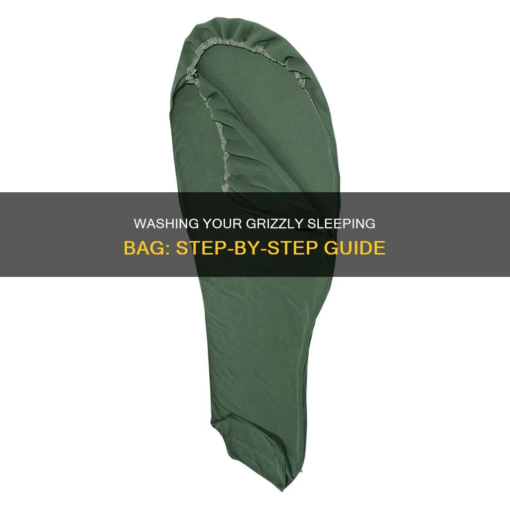 how to wash a grizzly sleeping bag