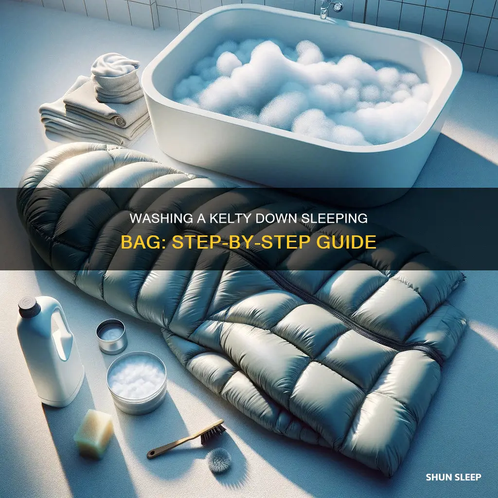 how to wash a kelty down sleeping bag