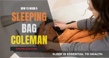 Washing a Coleman Sleeping Bag: Easy Steps to Follow