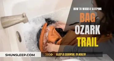 Washing an Ozark Trail Sleeping Bag: Step-by-Step Guide
