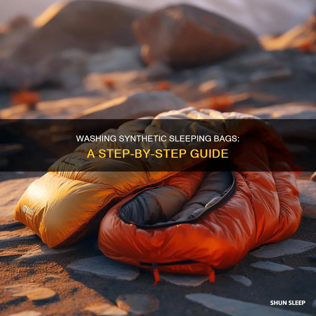 how to wash a synthetic sleeping bag kathmandu