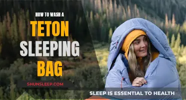 Washing a Teton Sleeping Bag: Step-by-Step Guide
