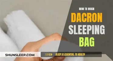 Washing Dacron Sleeping Bags: Tips and Tricks