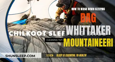 Washing Down Sleeping Bags: Whittaker Mountaineering Guide