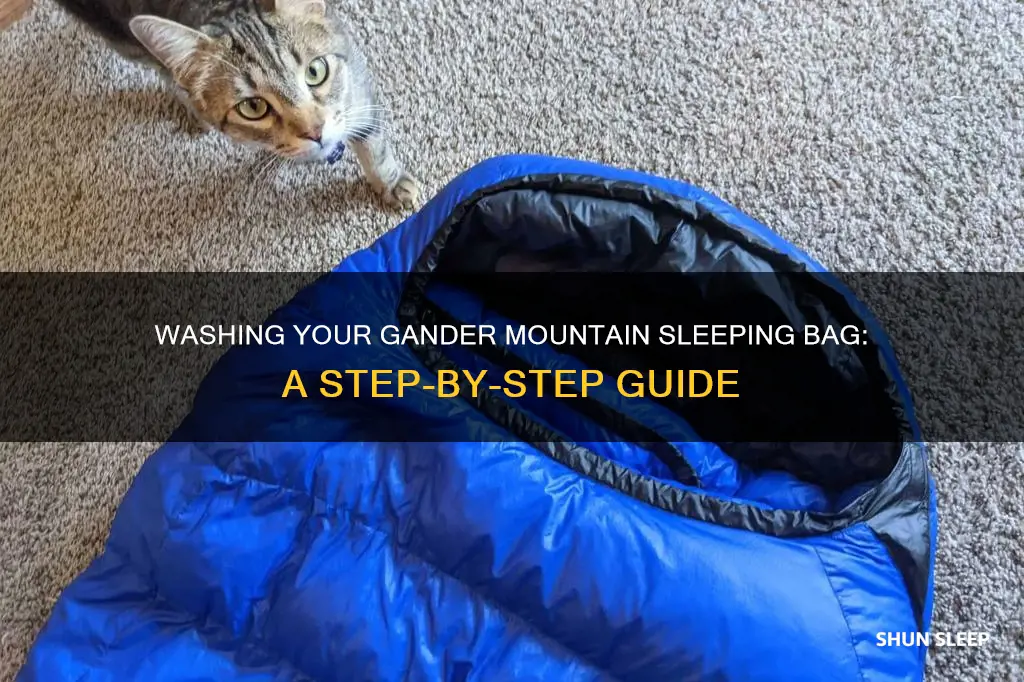 how to wash gander mountain heavy sleeping bag