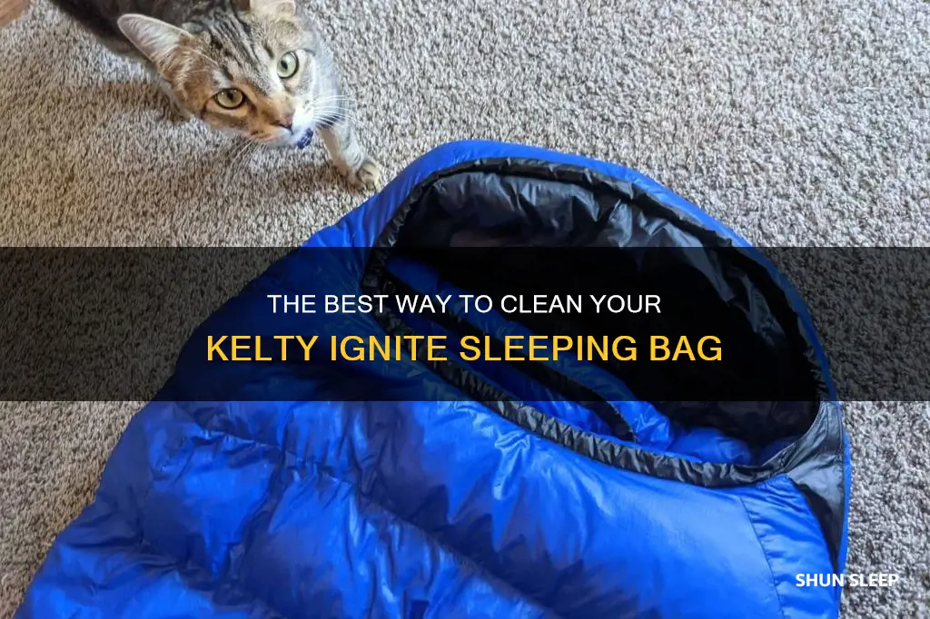 how to wash kelty ignite dridown 20-degree sleeping bag