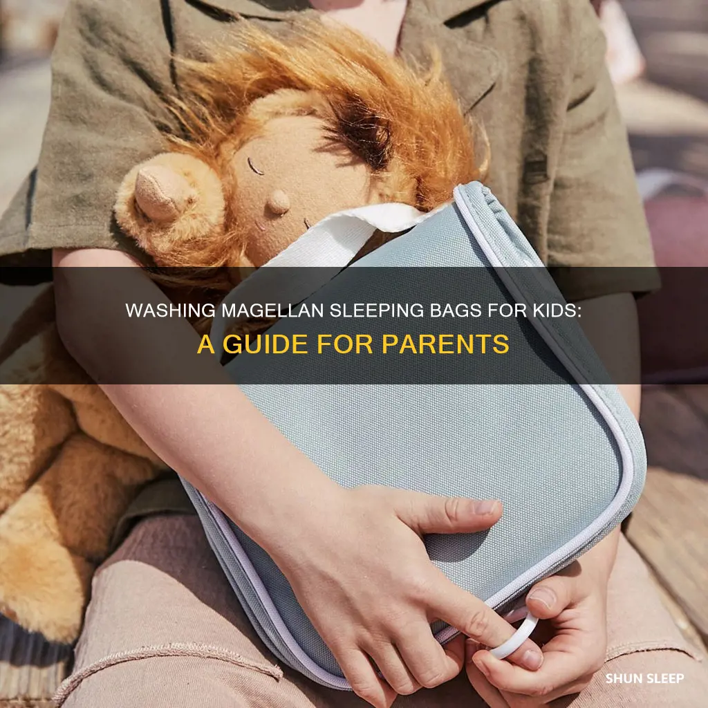 how to wash kids magellan sleeping bag