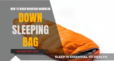 Washing a Mountain Hardwear Down Sleeping Bag: A Step-by-Step Guide