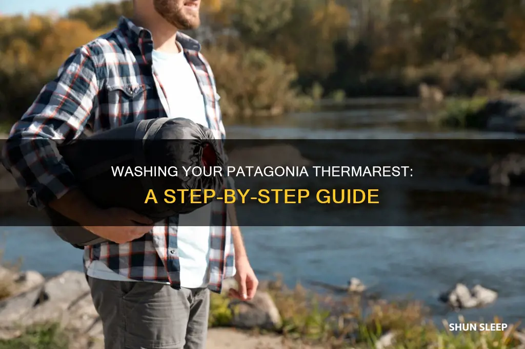 how to wash patagonia thermarest sleeping bag