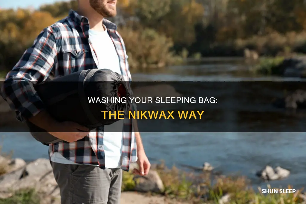 how to wash sleeping bag nixwax