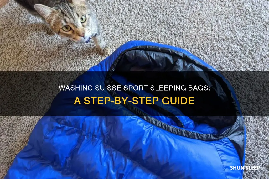 how to wash suisse sport sleeping bag