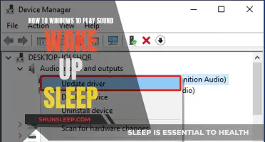 Wake Up Your Windows 10: Sound Settings for Sleep Mode